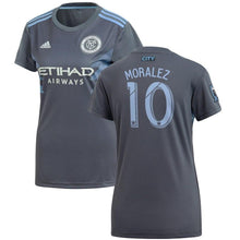 Load image into Gallery viewer, Maximiliano Moralez New York City FC Women's 2018 Secondary Player Jersey – Gray
