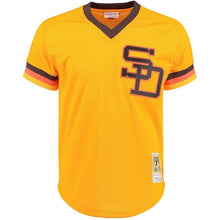 Load image into Gallery viewer, Tony Gwynn San Diego Padres Mitchell &amp; Ness 1982  Jersey - Gold