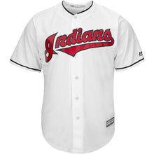 Load image into Gallery viewer, Greg Allen Cleveland Indians Majestic Home Official Cool Base Player Jersey - White