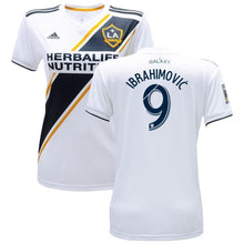 Load image into Gallery viewer, Zlatan Ibrahimovic LA Galaxy Women's 2018 Primary Player Jersey – White