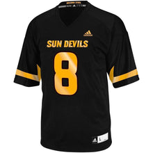 Load image into Gallery viewer, No. 8 Arizona State Sun Devils Replica Football Jersey - Black