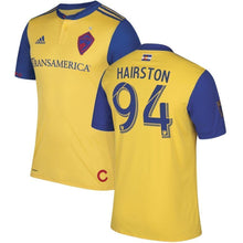 Load image into Gallery viewer, Marlon Hairston Colorado Rapids 2017/18 Secondary Jersey - Yellow