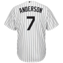 Load image into Gallery viewer, Tim Anderson Chicago White Sox Majestic Home Cool Base Replica Player Jersey - White