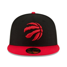 Load image into Gallery viewer, Toronto Raptors New Era 2019 NBA Finals Bound Side Patch Two-Tone 59FIFTY Fitted Hat - Black/Red