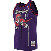 Load image into Gallery viewer, Tracy McGrady Toronto Raptors Mitchell &amp; Ness 1998-99 Hardwood Classics Swingman Jersey - Purple/White