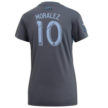Load image into Gallery viewer, Maximiliano Moralez New York City FC Women's 2018 Secondary Player Jersey – Gray