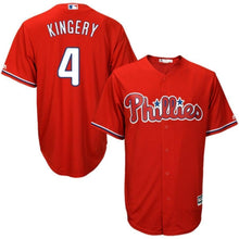 Load image into Gallery viewer, Scott Kingery Philadelphia Phillies Majestic Official Cool Base Player Jersey – White/Red