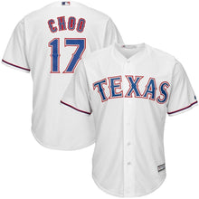 Load image into Gallery viewer, Shin-Soo Choo Texas Rangers Majestic Home Official Cool Base Player Jersey - White