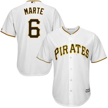 Load image into Gallery viewer, Starling Marte Pittsburgh Pirates Majestic Alternate  Jersey - Black/White
