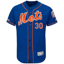 Load image into Gallery viewer, Michael Conforto New York Mets Majestic Alternate Flex Base Collection Player Jersey – Royal/White