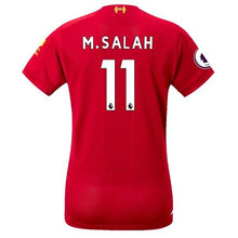 Load image into Gallery viewer, Mohamed Salah Liverpool New Balance Women's 2019/20 Home Player Stadium Jersey – Red