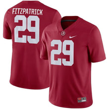 Load image into Gallery viewer, Minkah Fitzpatrick Alabama Crimson Tide Game Jersey – Crimson
