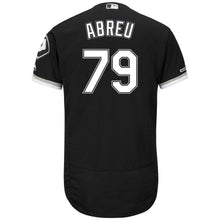 Load image into Gallery viewer, Jose Abreu Chicago White Sox Majestic Alternate Flex Base Collection Player Jersey - Black/White
