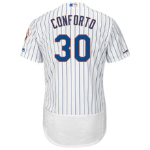 Load image into Gallery viewer, Michael Conforto New York Mets Majestic Alternate Flex Base Collection Player Jersey – Royal/White