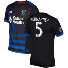 Load image into Gallery viewer, Victor Bernardez San Jose Earthquakes 2017/18 Primary - Black