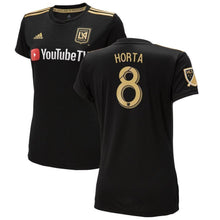 Load image into Gallery viewer, André Horta LAFC Women's 2018 Primary  Player Jersey – Black