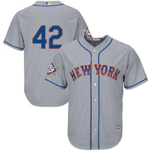 Load image into Gallery viewer, New York Mets Majestic 2019 Jackie Robinson Day Official Cool Base Jersey – Gray