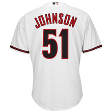Load image into Gallery viewer, Randy Johnson Arizona Diamondbacks Majestic Home Big &amp; Tall Cooperstown Cool Base Player Jersey - White