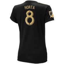 Load image into Gallery viewer, André Horta LAFC Women's 2018 Primary  Player Jersey – Black
