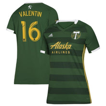 Load image into Gallery viewer, Zarek Valentin Portland Timbers Women's 2019 Primary Player Jersey – Green