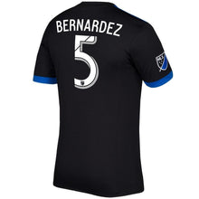 Load image into Gallery viewer, Victor Bernardez San Jose Earthquakes 2017/18 Primary - Black