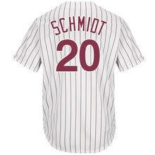 Load image into Gallery viewer, Mike Schmidt Philadelphia Phillies Majestic Cooperstown Collection Cool Base Player Jersey – White