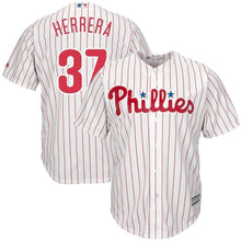 Load image into Gallery viewer, Odubel Herrera Philadelphia Phillies Majestic Home Official Cool Base Replica Player Jersey - White/Scarlet