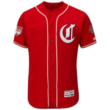 Load image into Gallery viewer, Yasiel Puig Cincinnati Reds Majestic 2019 Spring Training Flex Base Player Jersey - Scarlet