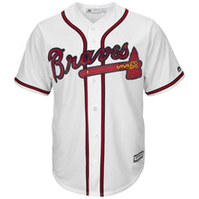 Load image into Gallery viewer, Ozzie Albies Atlanta Braves Majestic Home Cool Base Player Jersey – White