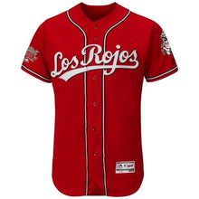 Load image into Gallery viewer, Matt Kemp Cincinnati Reds Majestic Alternate Collection Flex Base Player Jersey – Scarlet