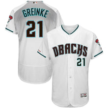 Load image into Gallery viewer, Zack Greinke Arizona Diamondbacks Majestic Alternate Collection Flex Base Player Jersey