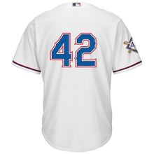 Load image into Gallery viewer, Texas Rangers Majestic 2019 Jackie Robinson Day Official Cool Base Jersey – White