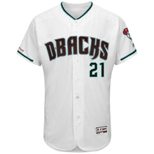 Load image into Gallery viewer, Zack Greinke Arizona Diamondbacks Majestic Alternate Collection Flex Base Player Jersey