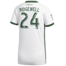 Load image into Gallery viewer, Liam Ridgewell Portland Timbers Women's 2018 Secondary Player Jersey – White