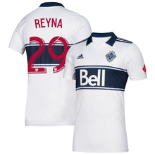 Load image into Gallery viewer, Yordy Reyna Vancouver Whitecaps FC 2019 Hoop Player Jersey – White