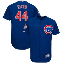 Load image into Gallery viewer, Anthony Rizzo Chicago Cubs Majestic Flex Base Collection Player Jersey - Royal/White