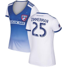 Load image into Gallery viewer, Walker Zimmerman FC Dallas Women's 2017/18 Secondary Jersey - Blue