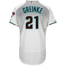 Load image into Gallery viewer, Zack Greinke Arizona Diamondbacks Majestic Alternate Collection Flex Base Player Jersey