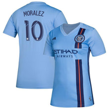 Load image into Gallery viewer, Maximiliano Moralez New York City FC Women's 2019 Primary Player Jersey - Blue