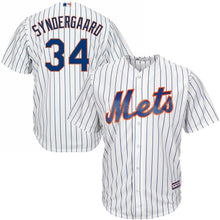 Load image into Gallery viewer, Noah Syndergaard New York Mets Majestic Official Cool Base Player Jersey - Royal/White