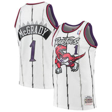 Load image into Gallery viewer, Tracy McGrady Toronto Raptors Mitchell &amp; Ness 1998-99 Hardwood Classics Swingman Jersey - Purple/White