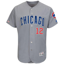 Load image into Gallery viewer, Kyle Schwarber Chicago Cubs Majestic Road Collection Flex Base Player Jersey - Gray