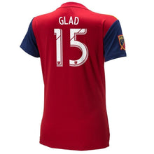 Load image into Gallery viewer, Justen Glad Real Salt Lake Women's 2018 Primary Player Jersey – Red