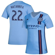 Load image into Gallery viewer, Ronald Matarrita New York City FC Women's 2019 Primary Player Jersey - Blue