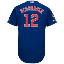 Load image into Gallery viewer, Kyle Schwarber Chicago Cubs Majestic Alternate Collection Flex Base Player Jersey - Royal/White