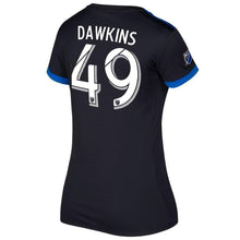 Load image into Gallery viewer, Simon Dawkins San Jose Earthquakes Women's 2017/18 Primary Jersey - Black