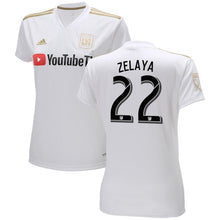 Load image into Gallery viewer, Rodolfo Zelaya LAFC Women's 2018 Secondary Player Jersey - White