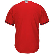 Load image into Gallery viewer, Cleveland Indians Majestic Alternate 2019 Cool Base Team Jersey – White/Scarlet