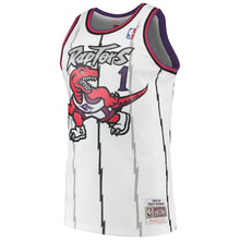 Load image into Gallery viewer, Tracy McGrady Toronto Raptors Mitchell &amp; Ness 1998-99 Hardwood Classics Swingman Jersey - Purple/White