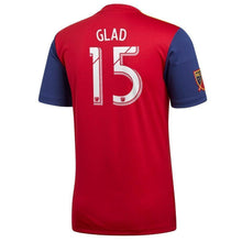 Load image into Gallery viewer, Justen Glad Real Salt Lake 2018 Primary Player Jersey – Red